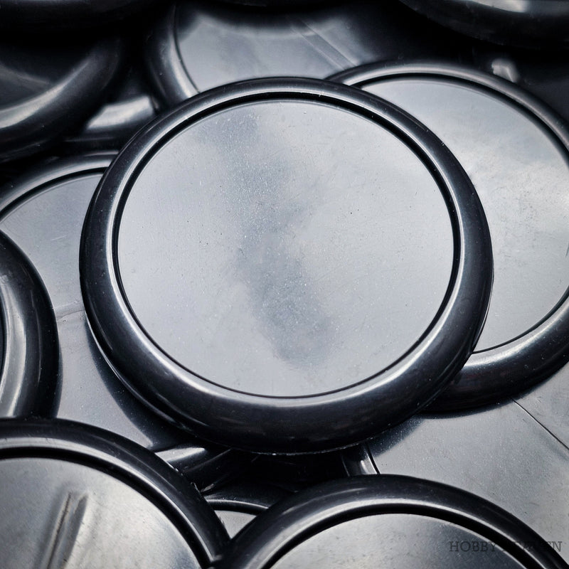 40mm Wide Lip Round Plastic Bases