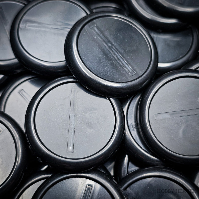 30mm Wide Lip Round Plastic Bases