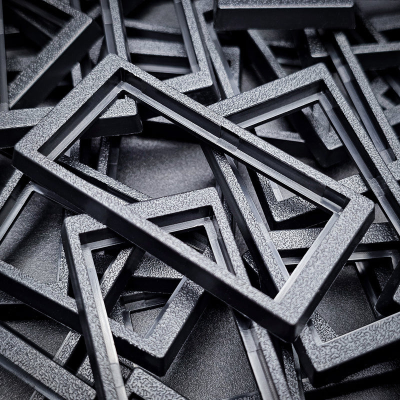50x24mm to 60x30mm Rectangle Bases Converters ABS Plastic
