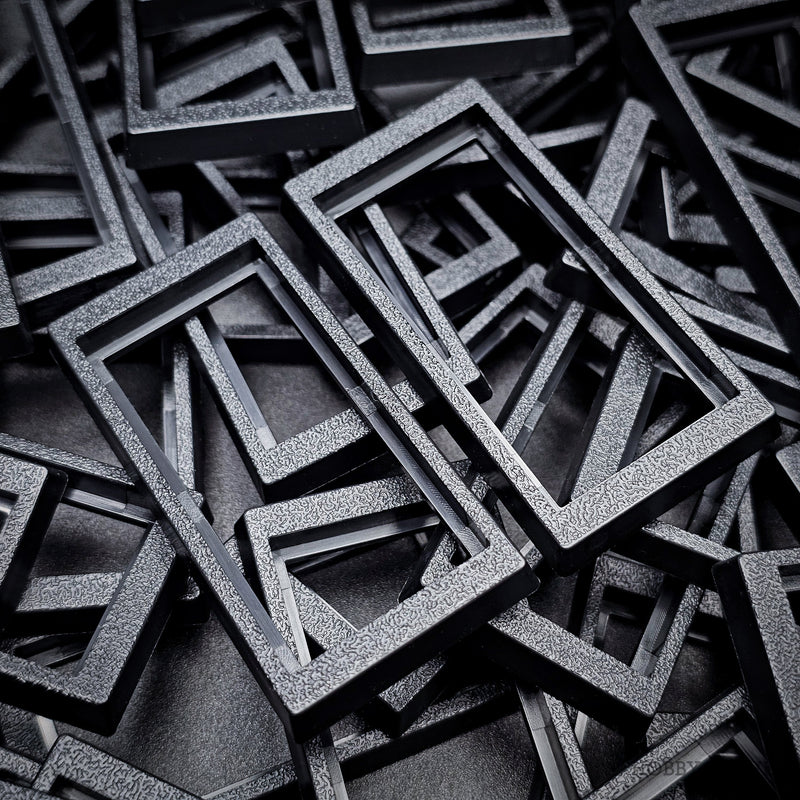 50x24mm to 60x30mm Rectangle Bases Converters ABS Plastic