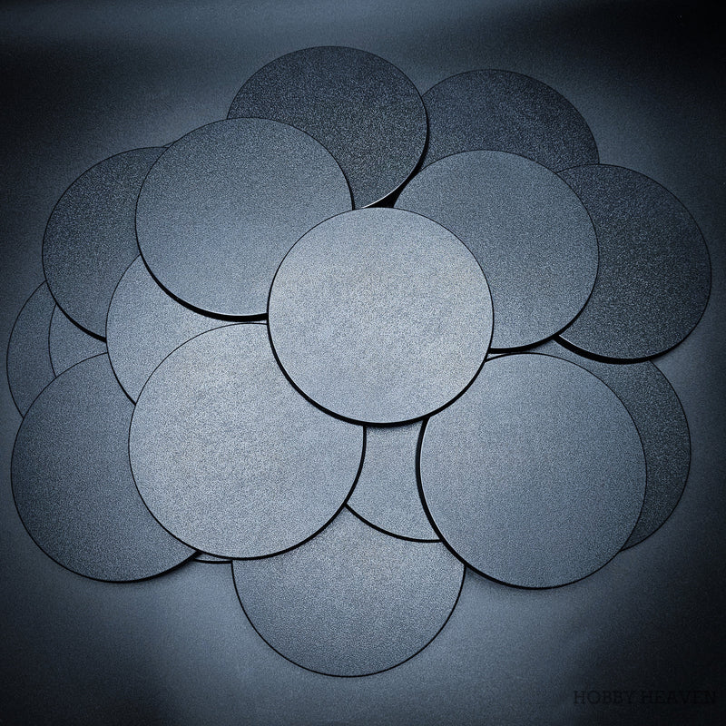 130mm Round Plain Plastic Bases