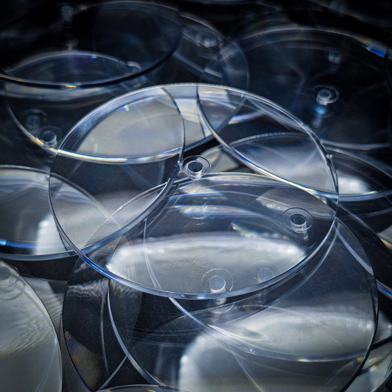 60mm Round Flying Bases – Clear Plastic Stands for Sci-Fi & Fantasy Wargaming Miniatures