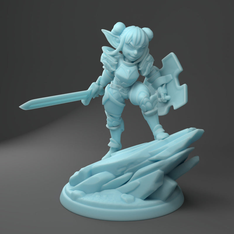 Pint the Paladin | Goblin Group | Fantasy Miniature | Twin Goddess Miniatures TabletopXtra