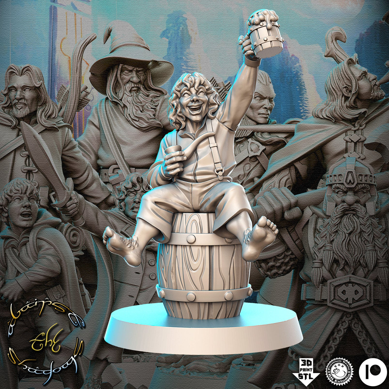 Pip | Against the Shadows | Fantasy Miniature | RN Estudio TabletopXtra