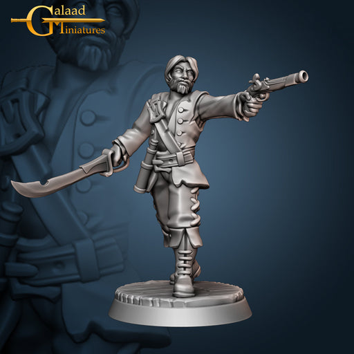Pirate D | Pirates Crew | Fantasy Miniature | Galaad Miniatures TabletopXtra
