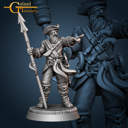 Pirate w/Harpoon | Pirates Crew | Fantasy Miniature | Galaad Miniatures TabletopXtra