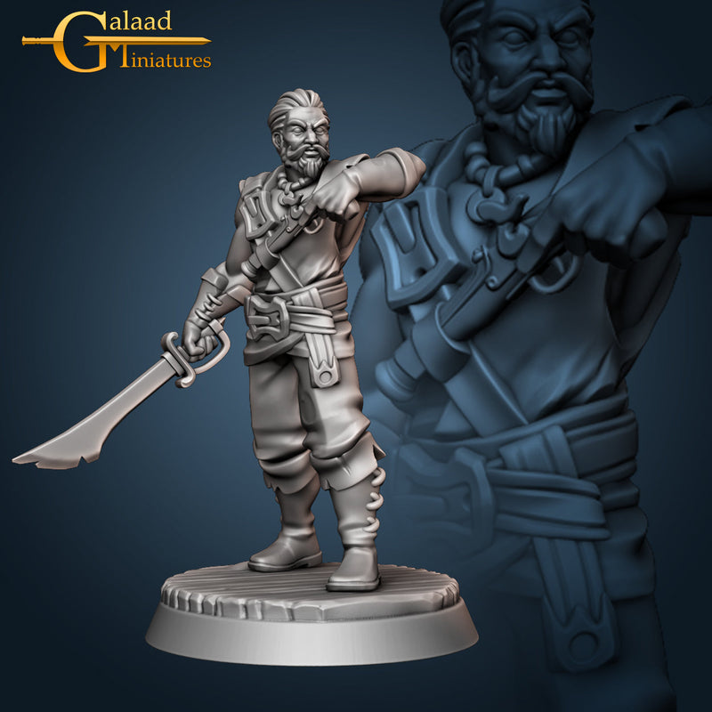 Pirates Crew Miniatures (Full Set) | Fantasy Miniature | Galaad Miniatures TabletopXtra