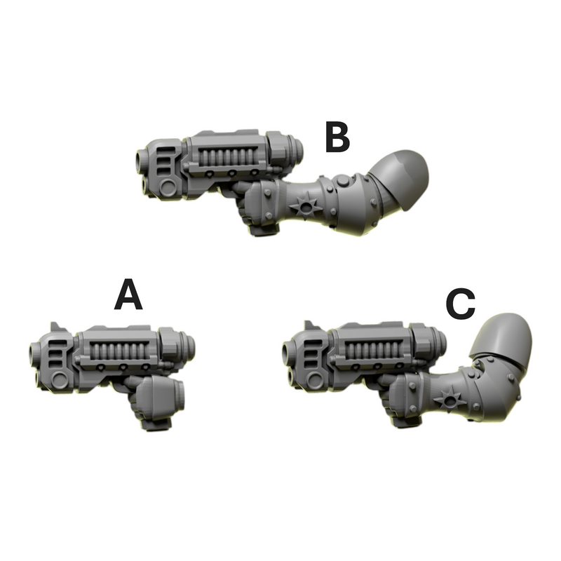 Pistols | Eternal Pilgrims | Conversion Bits For 28mm 32mm Sci-fi Marines