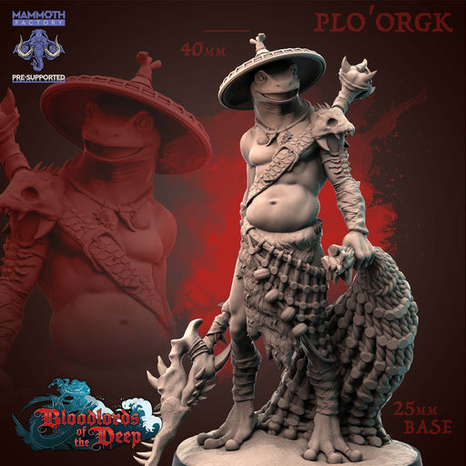 Plo'orgk | Blood Lords of the Deep | Fantasy Tabletop Miniature | Mammoth Factory TabletopXtra