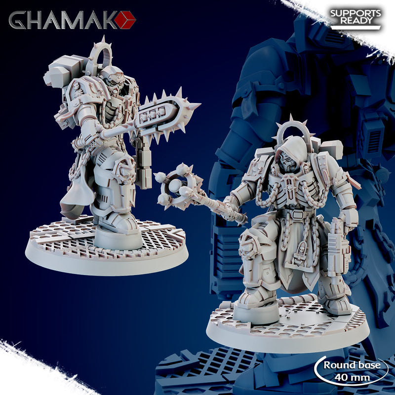 Pontifex of War | Brotherhood | Grimdark Proxy Miniature | Ghamak TabletopXtra