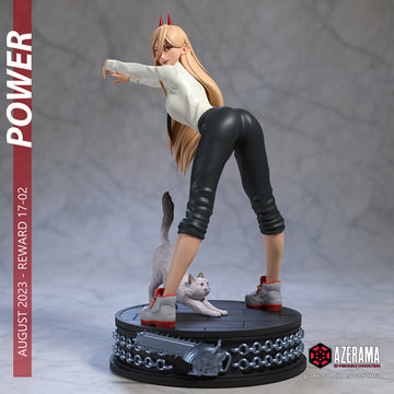Power | Pin-Up Statue Fan Art Miniature Unpainted | Azerama