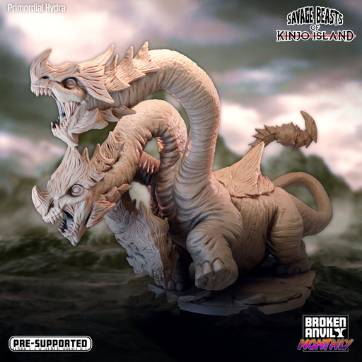 Primordial Hydra | Savage Beasts of Kinjo Island | Tabletop RPG Miniature TabletopXtra