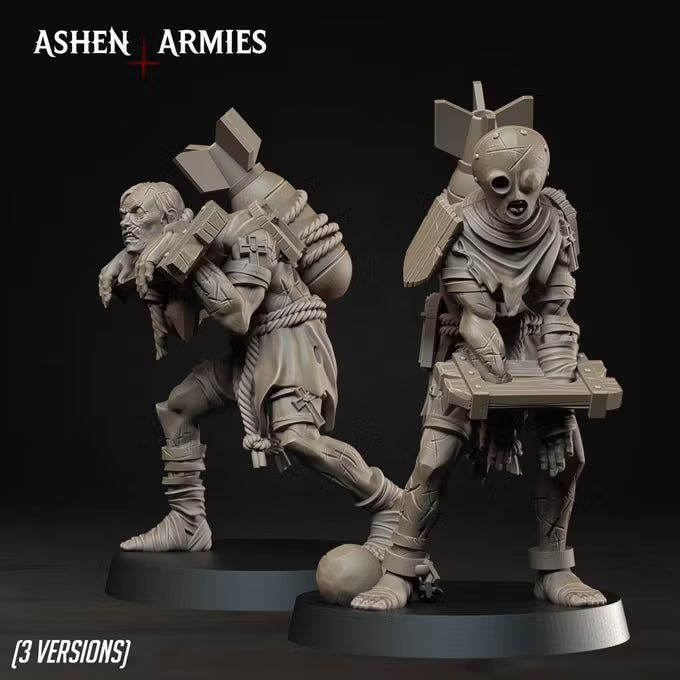 Ecclesiastic Prisoners Bleeding Procession | Trench Grimdark | Ashen Armies