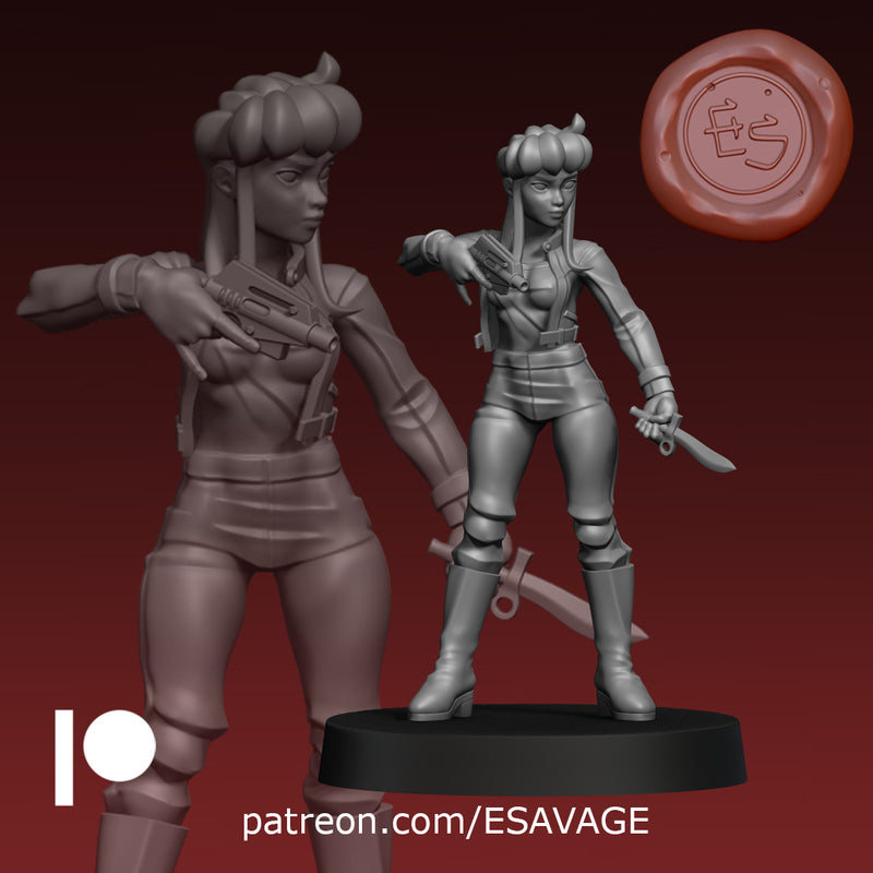 Prissy | Fantasy Miniature | Ethan Savage Studios