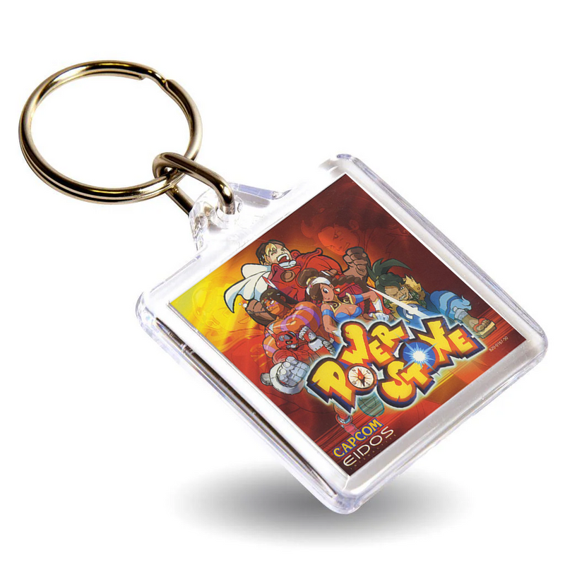 Retro Gaming Box Art Keyring - Gen VI DC Console Style