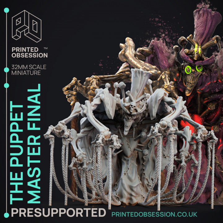 Puppet Masters Travelling Show Miniatures (Full Set) | Fantasy Miniature | Printed Obsession TabletopXtra