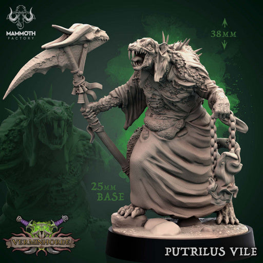 Putrius Vile | Verminhorde | Fantasy Tabletop Miniature | Mammoth Factory TabletopXtra