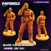Quadros Kantos Miniatures | Cyberpunk | Sci-Fi Miniature | Papsikels TabletopXtra