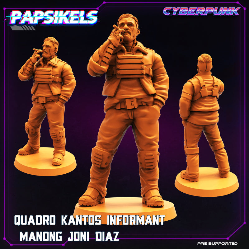 Quadros Kantos Miniatures | Cyberpunk | Sci-Fi Miniature | Papsikels TabletopXtra