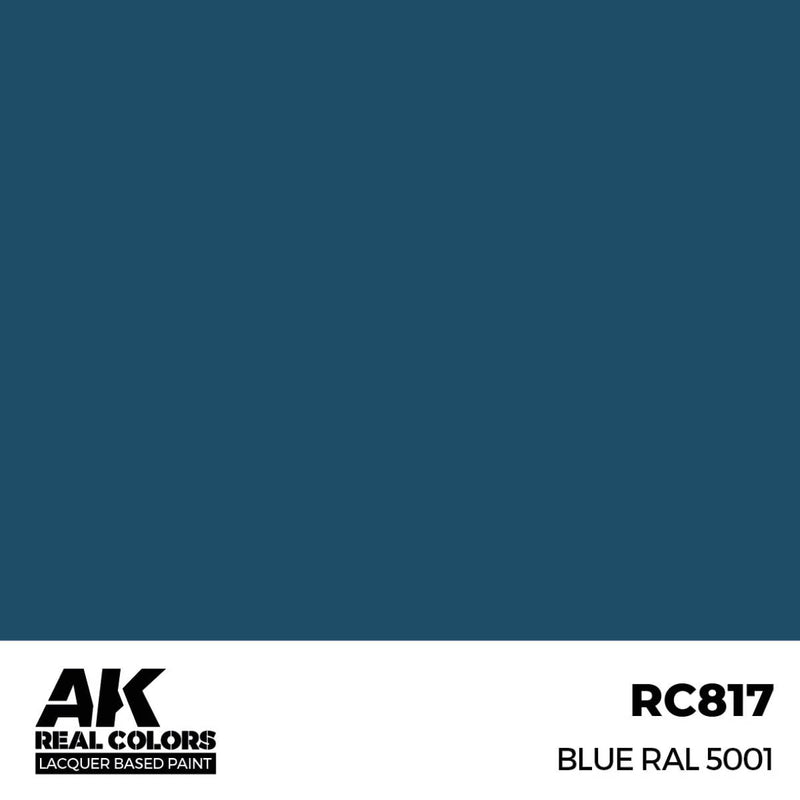 AK Interactive Real Colors - Blue RAL 5001 17ml. (RC817)
