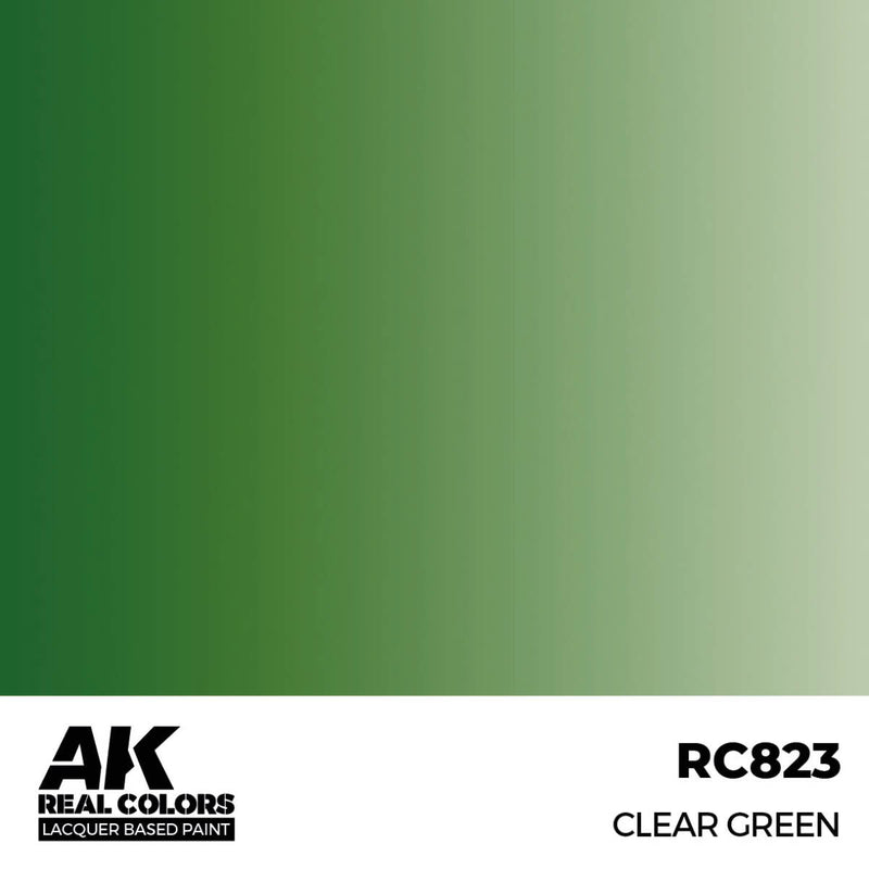 AK Interactive Real Colors - Clear Green 17ml. (RC823)