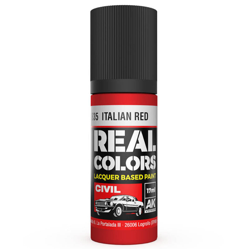 AK Interactive Real Colors - Italian Red 17ml.