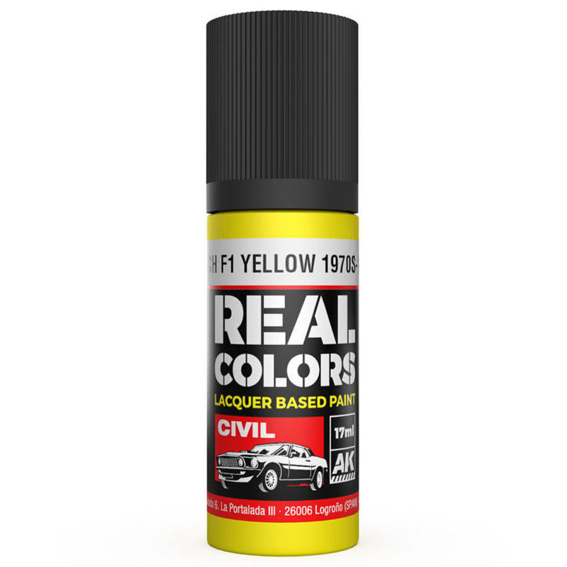AK Interactive Real Colors - French F1 Yellow 1970s-1980s 17ml. (RC841)