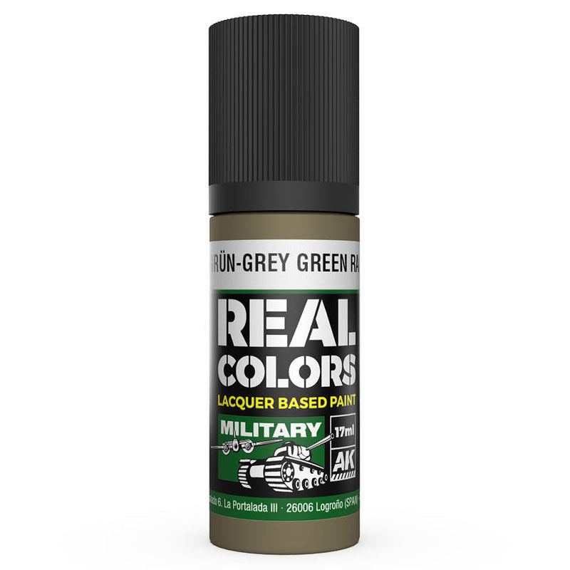 AK Interactive Real Colors - Graugrün-Grey Green RAL 7008 (RC853)