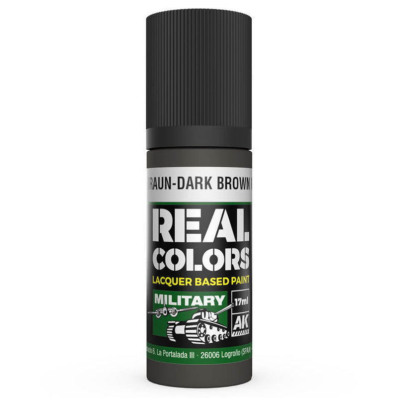 AK Interactive Real Colors - Dunkelbraun-Dark Brown RAL 7017 (RC855)