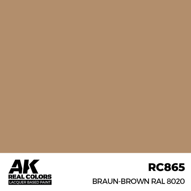 AK Interactive Real Colors - Braun-Brown RAL 8020