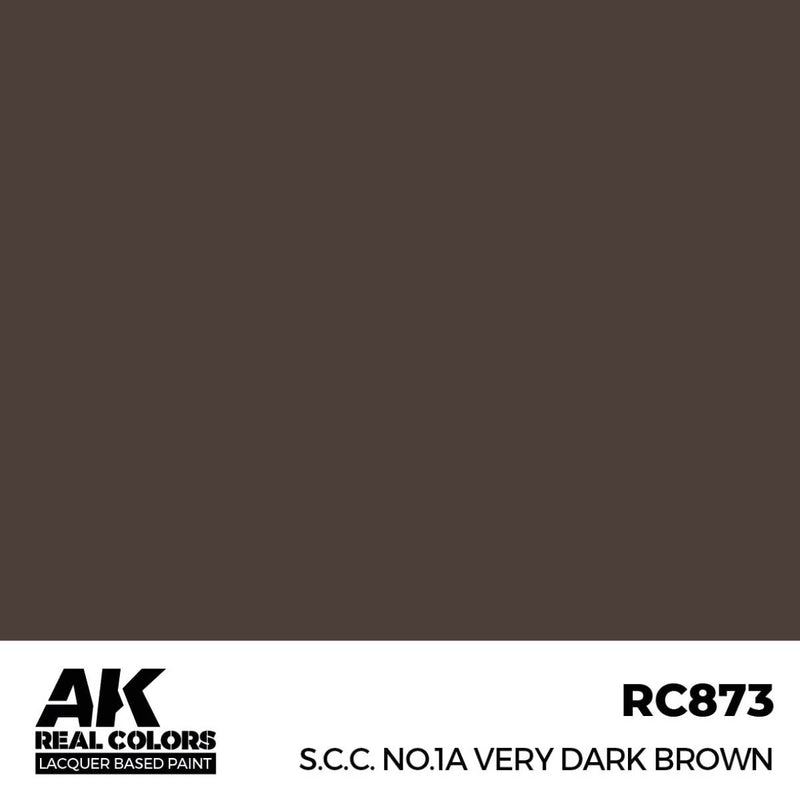AK Interactive Real Colors - S.C.C. No.1A Very Dark Brown