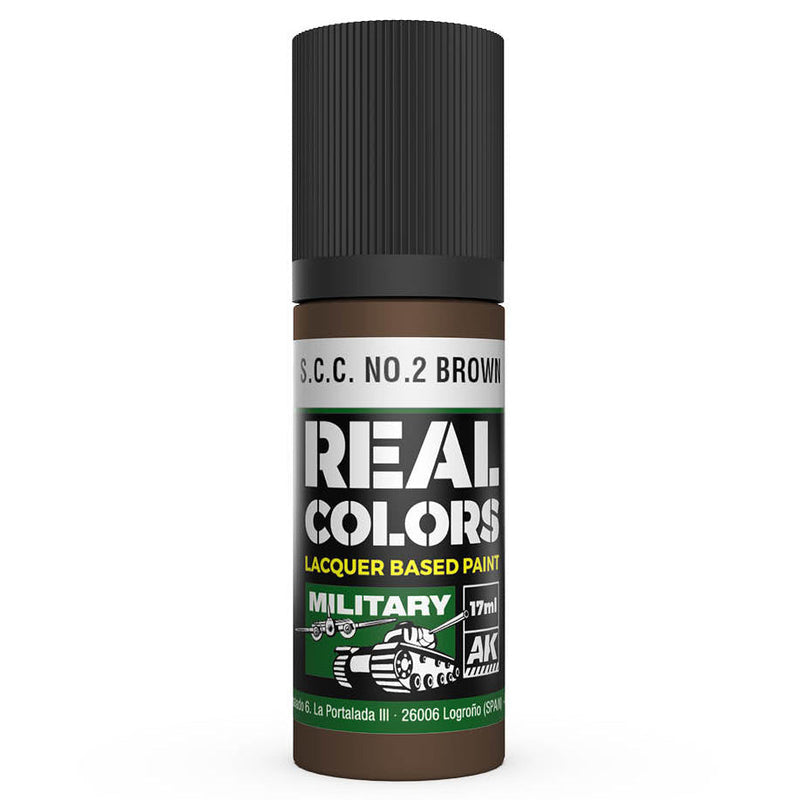 AK Interactive Real Colors - S.C.C. No.2 Brown (RC874)