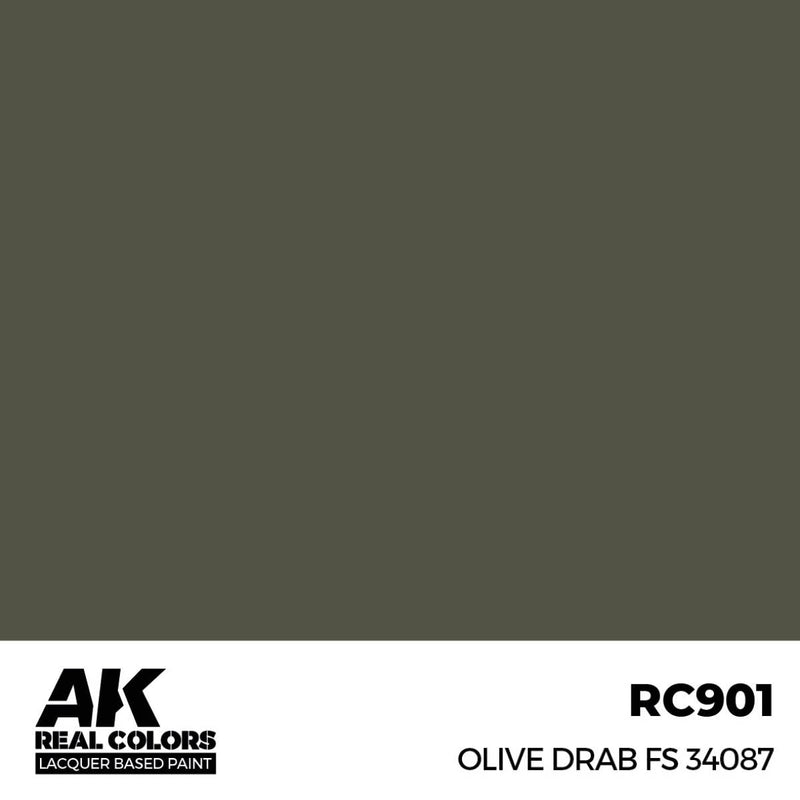 AK Interactive Real Colors - Olive Drab FS 34087 (RC901)