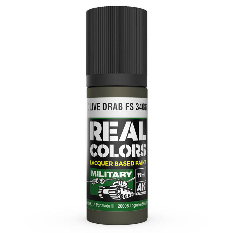 AK Interactive Real Colors - Olive Drab FS 34087 (RC901)