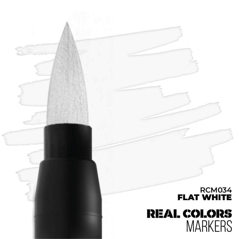 AK Interactive Real Colors Marker - Flat White (RCM034)