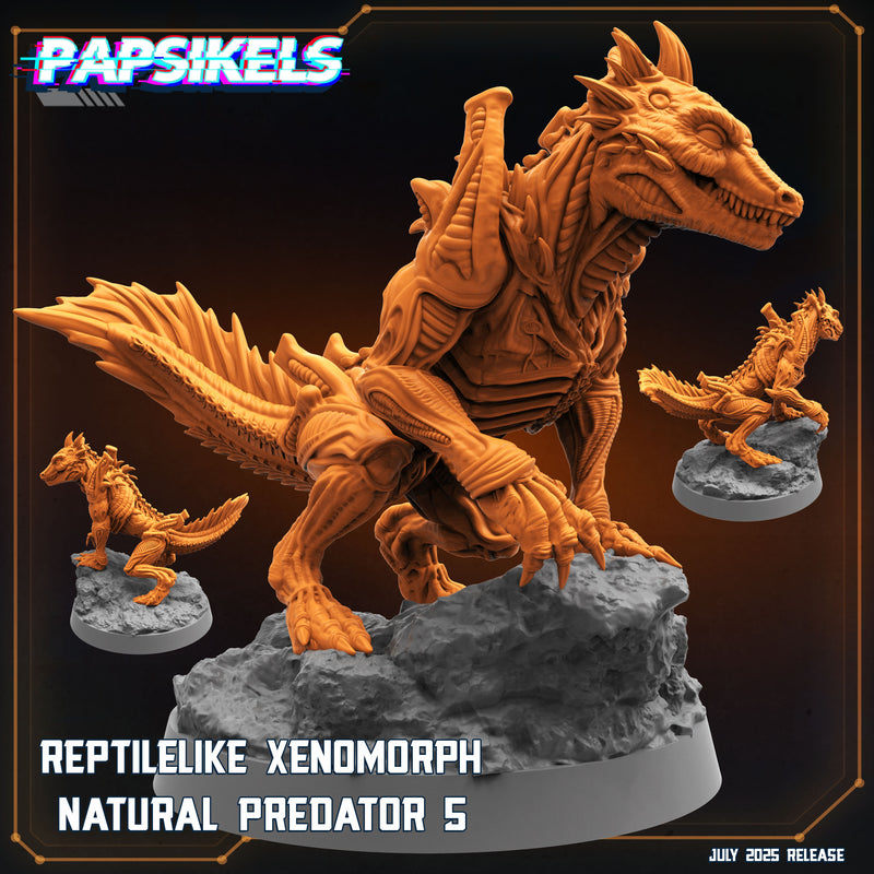 Reptile-like Predator Miniatures | Papsikels