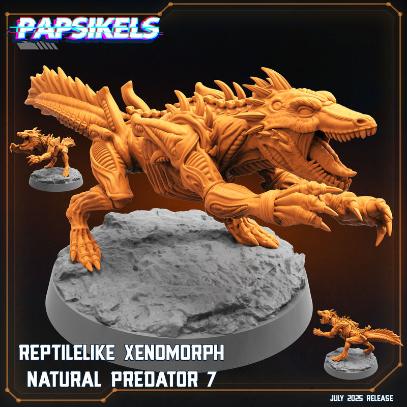 Reptile-like Predator Miniatures | Papsikels