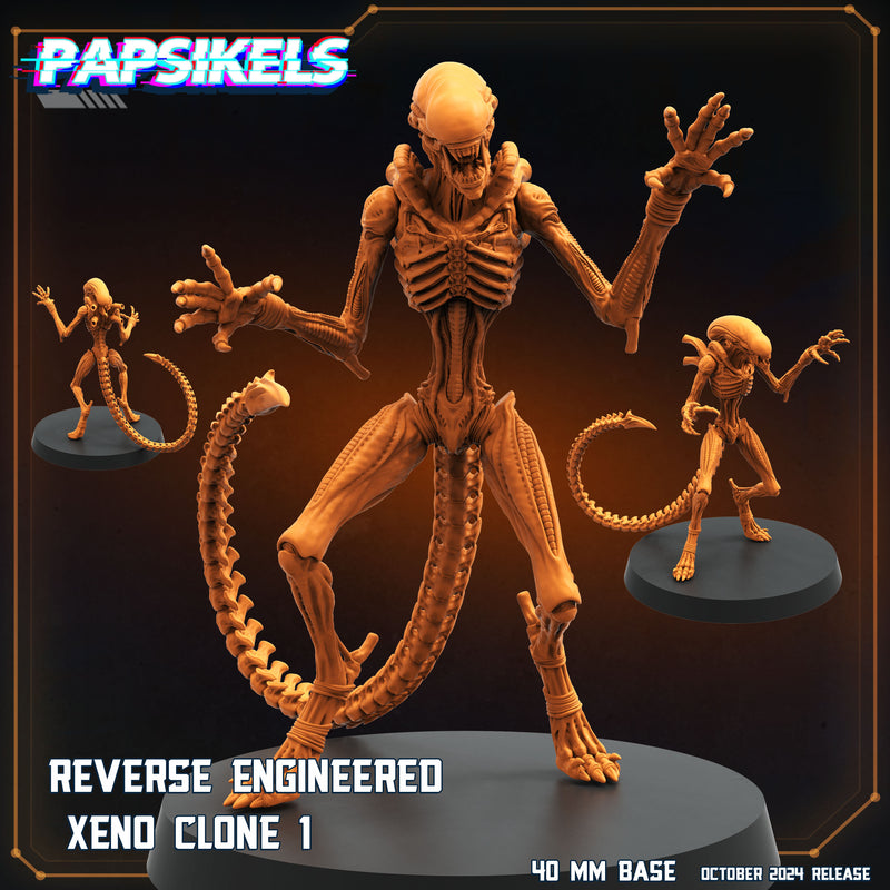 Reverse Engineered Xeno Clone Miniatures | Aliens Vs Humans X Scavenger | Papsikels