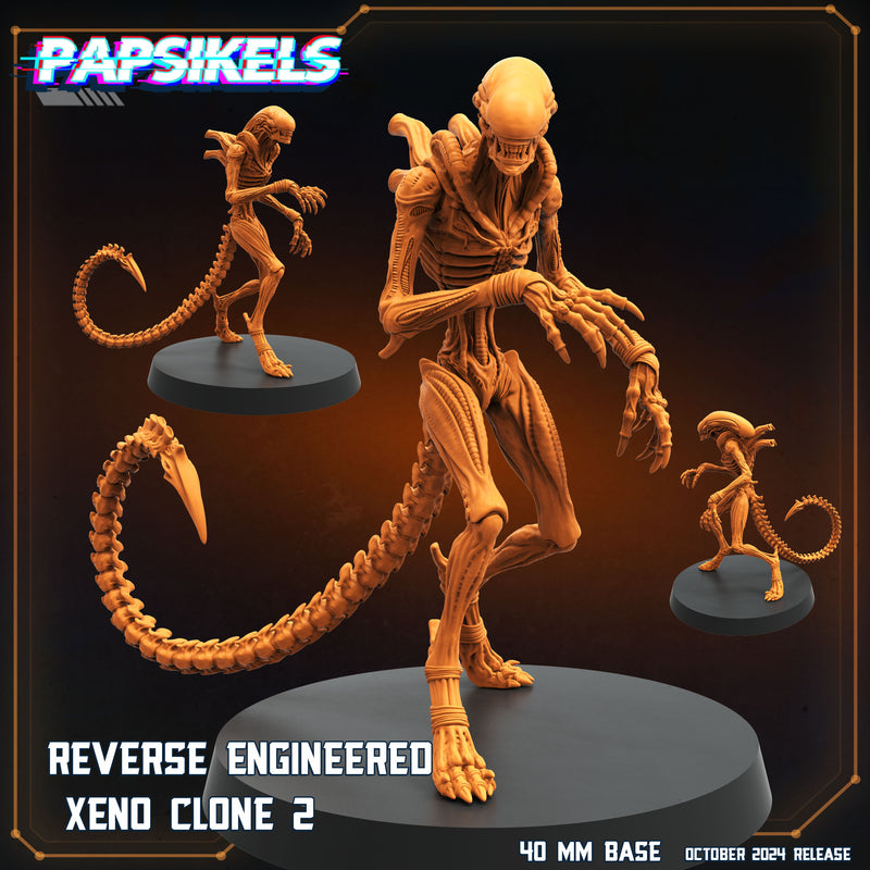 Reverse Engineered Xeno Clone Miniatures | Aliens Vs Humans X Scavenger | Papsikels