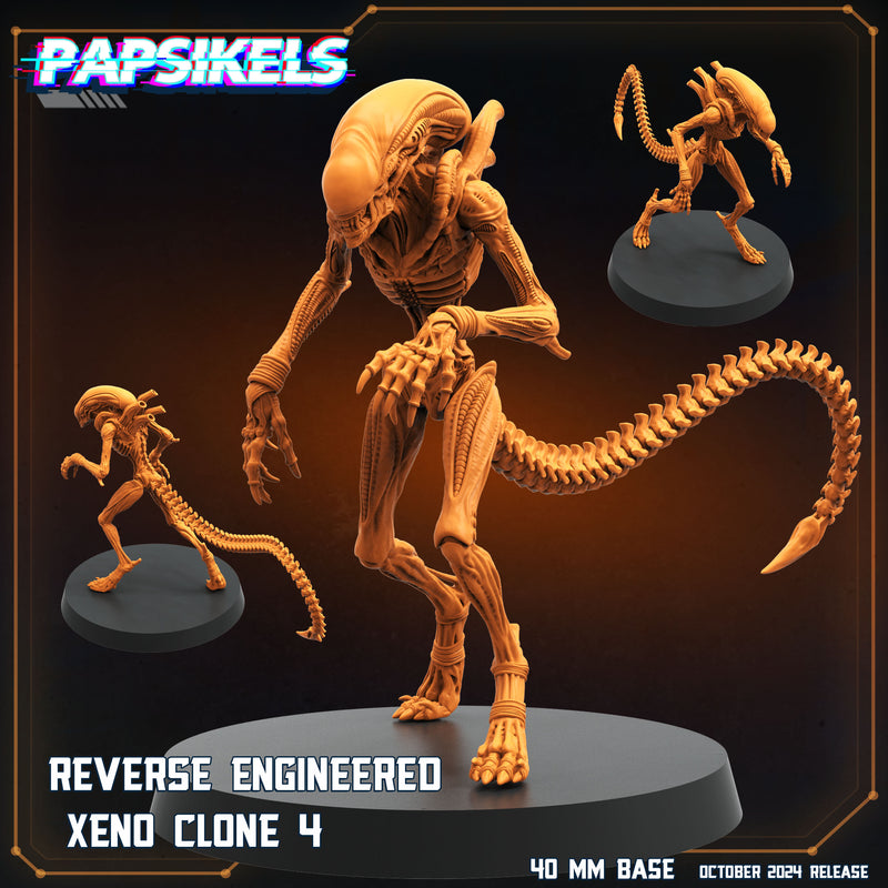 Reverse Engineered Xeno Clone Miniatures | Aliens Vs Humans X Scavenger | Papsikels