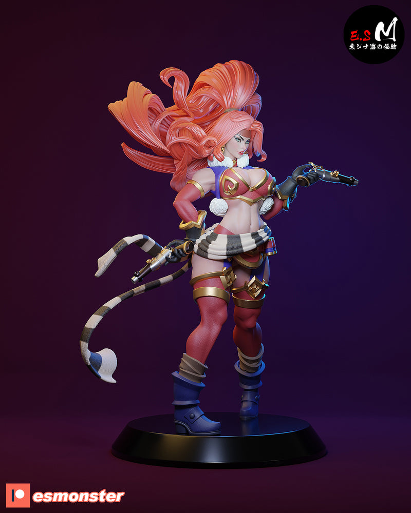 Red Mona | Fan Art Statue Scale Model Kit Unpainted | E.S Monster