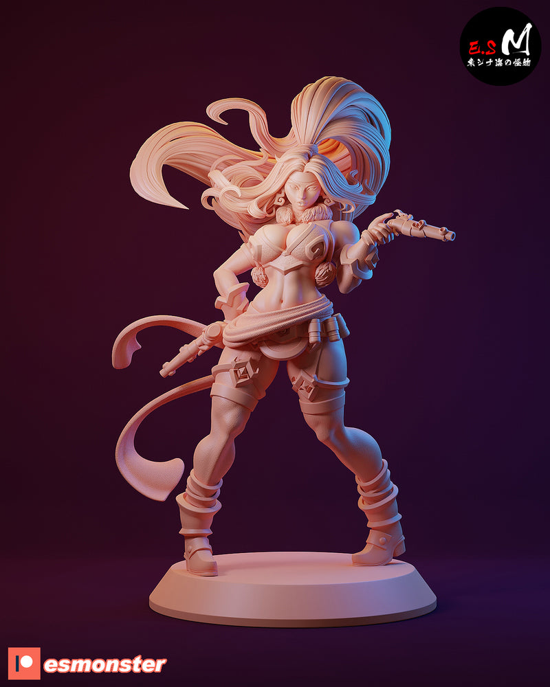 Red Mona | Fan Art Statue Scale Model Kit Unpainted | E.S Monster