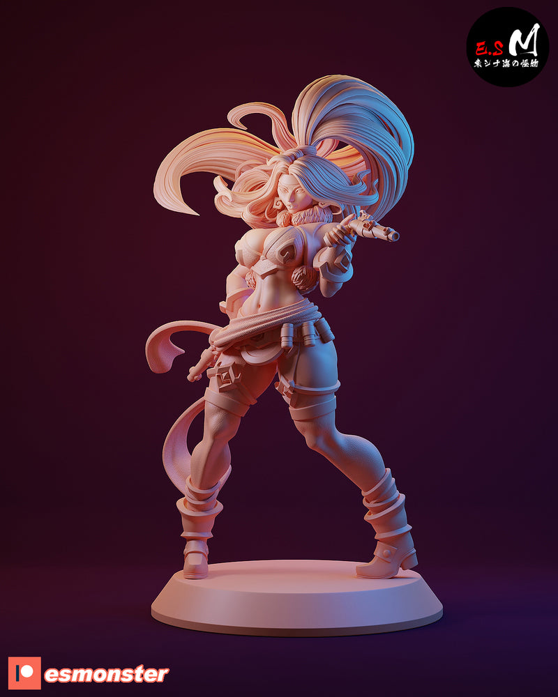 Red Mona | Fan Art Statue Scale Model Kit Unpainted | E.S Monster
