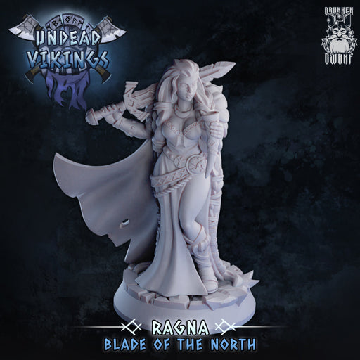 Ragna Blade of the North | Undead Vikings | Fantasy Miniature | Drunken Dwarf TabletopXtra