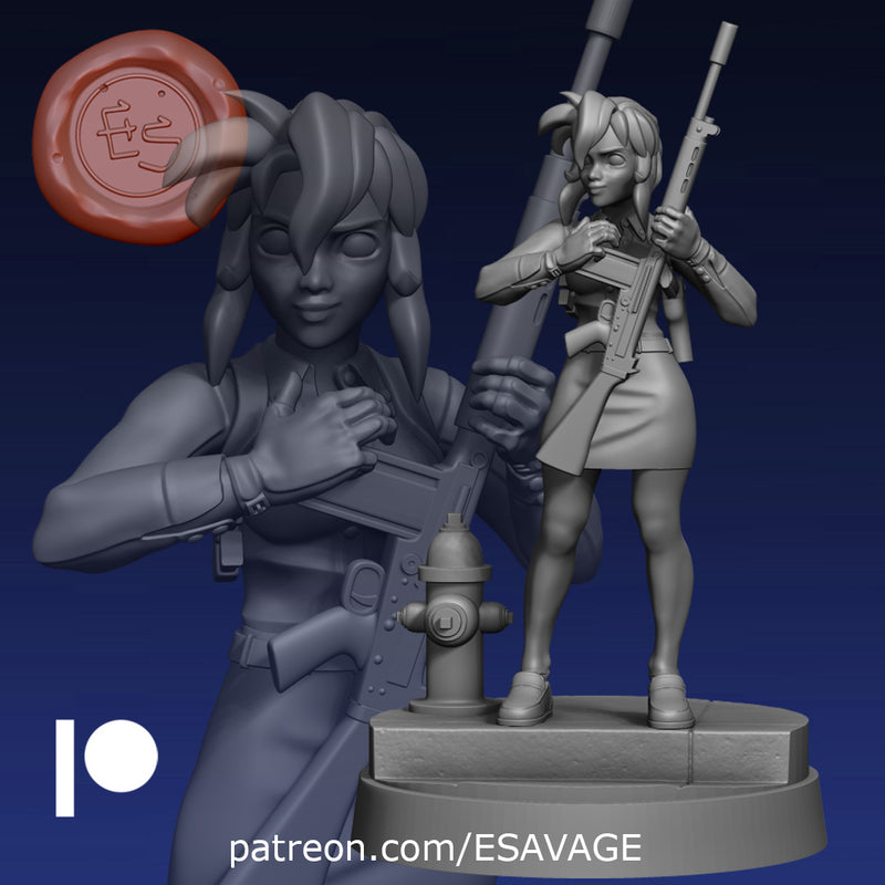 Rallie | Fantasy Miniature | Ethan Savage Studios
