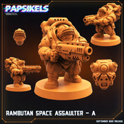Rambutan Space Assaulter Miniatures | Alien Wars II | Sci-Fi Miniature | Papsikels TabletopXtra