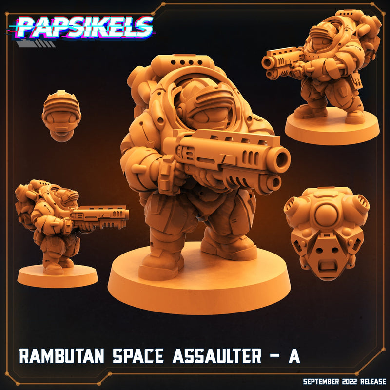 Rambutan Space Assaulter Miniatures | Alien Wars II | Sci-Fi Miniature | Papsikels TabletopXtra