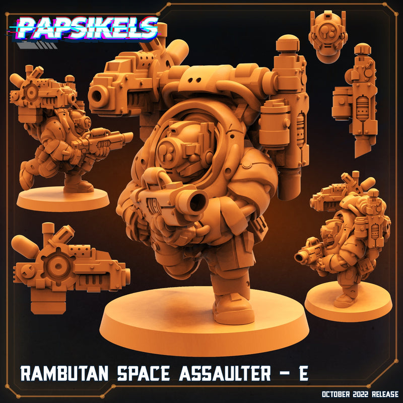 Rambutan Space Assaulter Miniatures | Sci-Fi Miniature | Papsikels