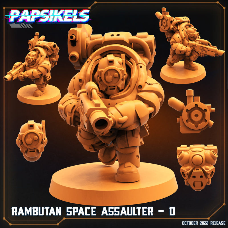Rambutan Space Assaulter Miniatures | Sci-Fi Miniature | Papsikels