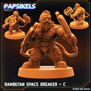 Rambutan Space Breaker Miniatures | Rambutan Breakers | Sci-Fi Miniature | Papsikels TabletopXtra
